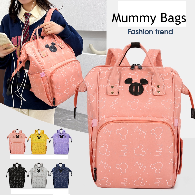 Cheap Large Capacity Crossbody Nylon Tote Mommy Bag New Color Customized Diaper Bag Backpack