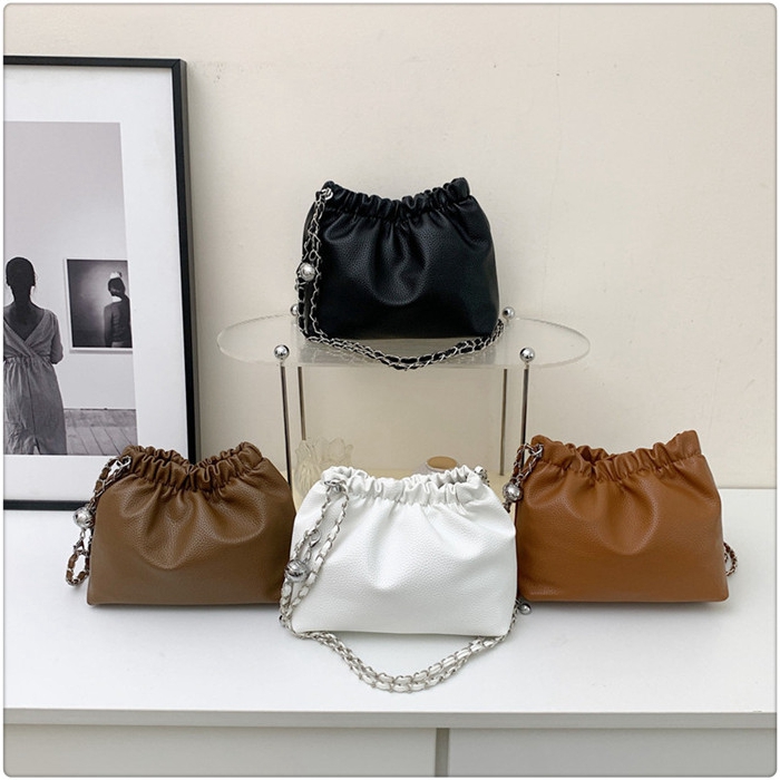 2024 Factory Wholesale Fashion Luxury Handbags Women Drawstring Shoulder Bags Women Handbags Ladies Hand Bags