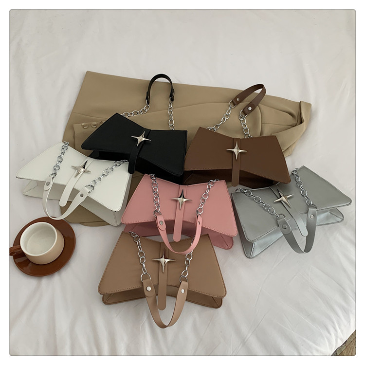 Factory Outlet Luxury Leather Trendy Purse Thick Chain small Tote shoulder Bags for Women Handbag