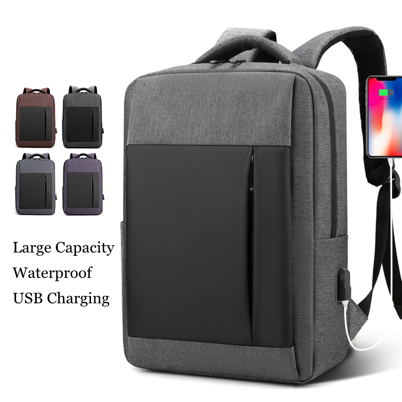 Travel Laptop Backpack Business Slim Anti-theft Backpacks with USB Charging Port Water Resistant College School Computer Bag